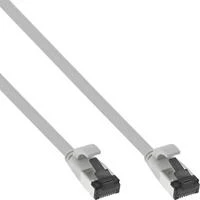 InLine Patchcord płaski, Cat.8.1, U/FTP, TPE, pilka, 5m (75805)