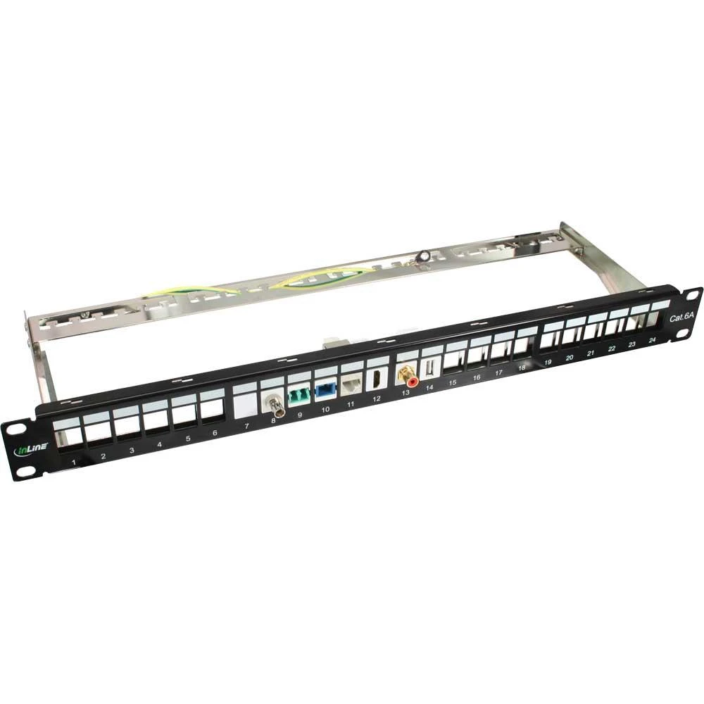 InLine Užrakinimo modulis InLine® RJ45 Keystone Jack Cat.6a