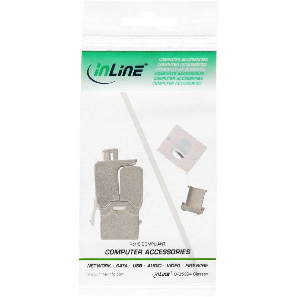 InLine Užrakinimo modulis InLine® RJ45 Keystone Jack Cat.6a