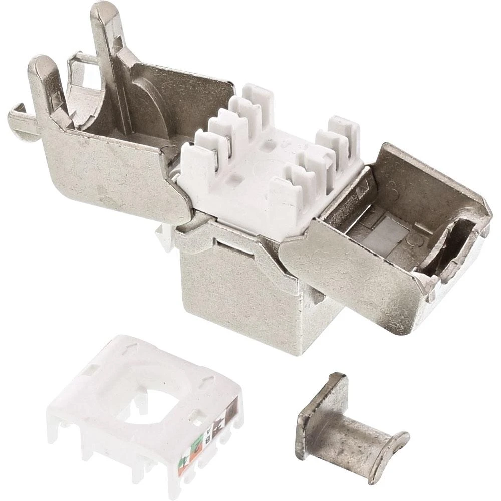 InLine Užrakinimo modulis InLine® RJ45 Keystone Jack Cat.6a