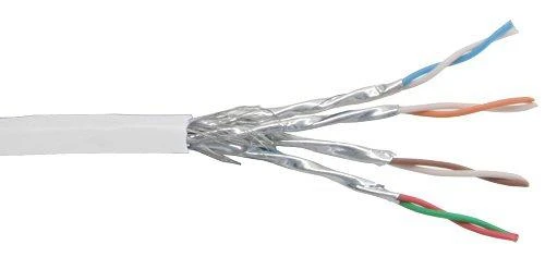 InLine tinklo kabelis Cat.6 1000 Mbit RJ45 balta 100m (76499W)