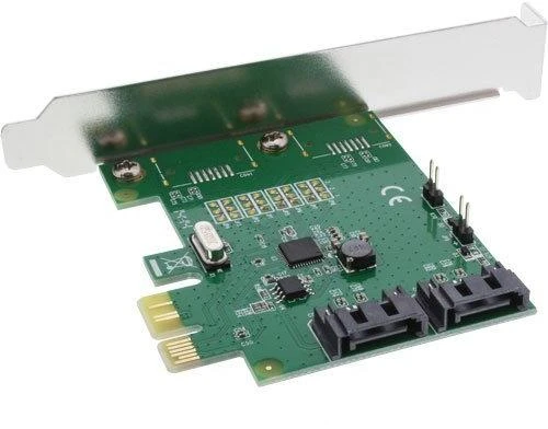 InLine RAID valdiklis PCIe x1, skirtas 2x SATA 6G, su LP lizdo laikikliu