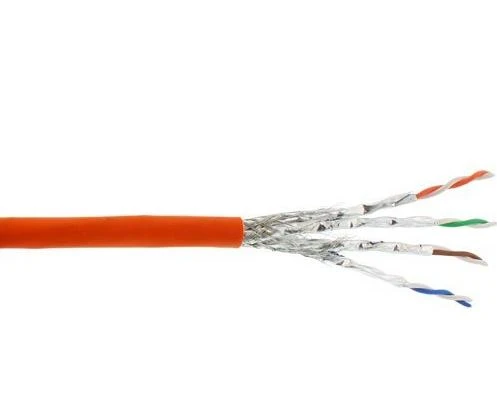 InLine montavimo kabelis S/FTP, PiMF, Cat.7a, AWG23, 1200MHz, be halogenų, oranžinis, 500m (77500I)