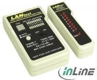 InLine BNC / RJ11 / RJ45 tinklo kabelio testeris (79998)