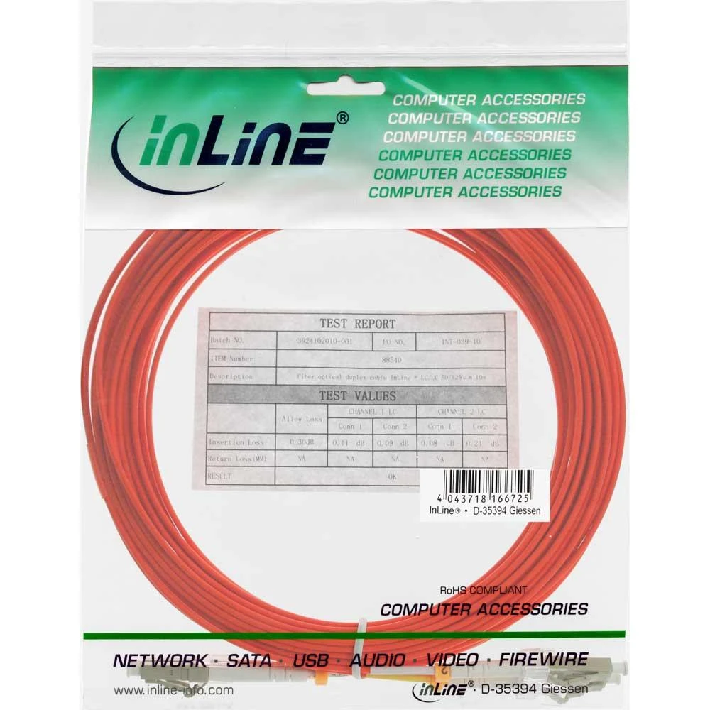„InLine“ šviesolaidinis laidas LC/LC, 50/125 µm, OM2, 7 m (88522B)