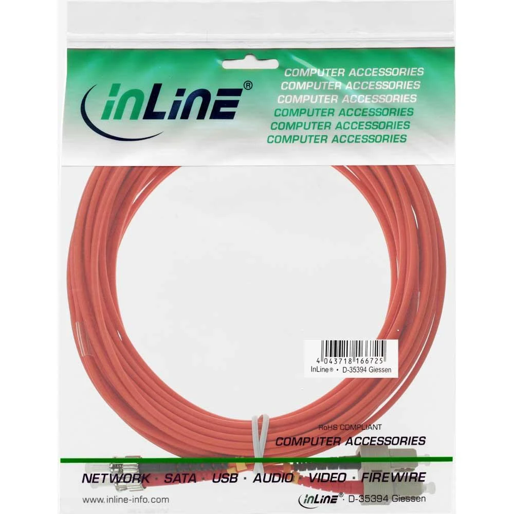 Inline Linijinis šviesolaidinis patchcord SC/ST, 50/125 µm, OM2, 15 m (82515)