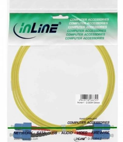 Inline Linijinis šviesolaidinis dvipusis kabelis, SC/SC, 9/125 µm, OS2, 5 m