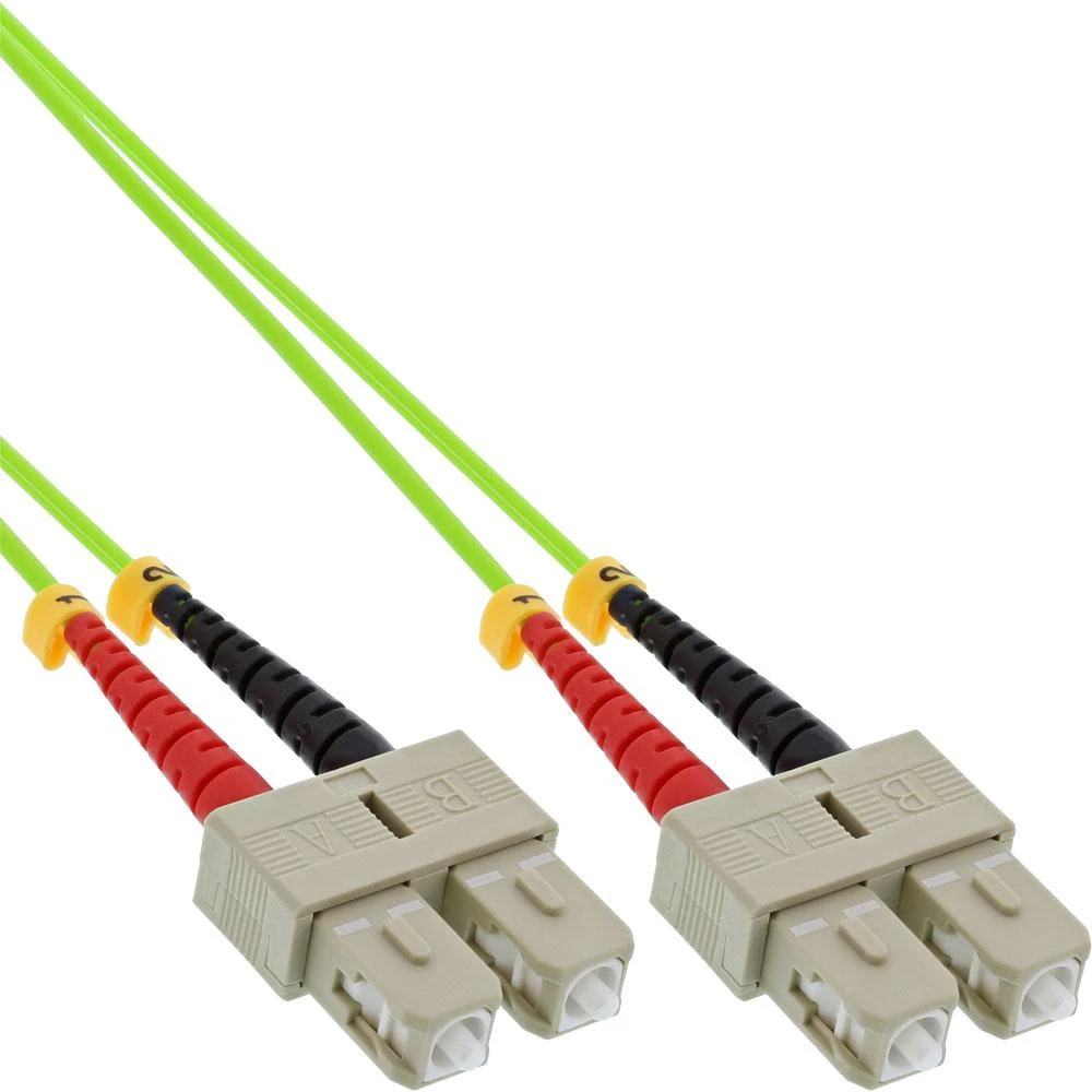 „InLine“ šviesolaidinis „Patchcord Duplex SC/SC“, 50/125 µm, OM5, 3 m (83503Q)