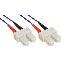 InLine Fiber Optic Patchcord SC/SC, 50/125 µm, OM4 10m (83510P)