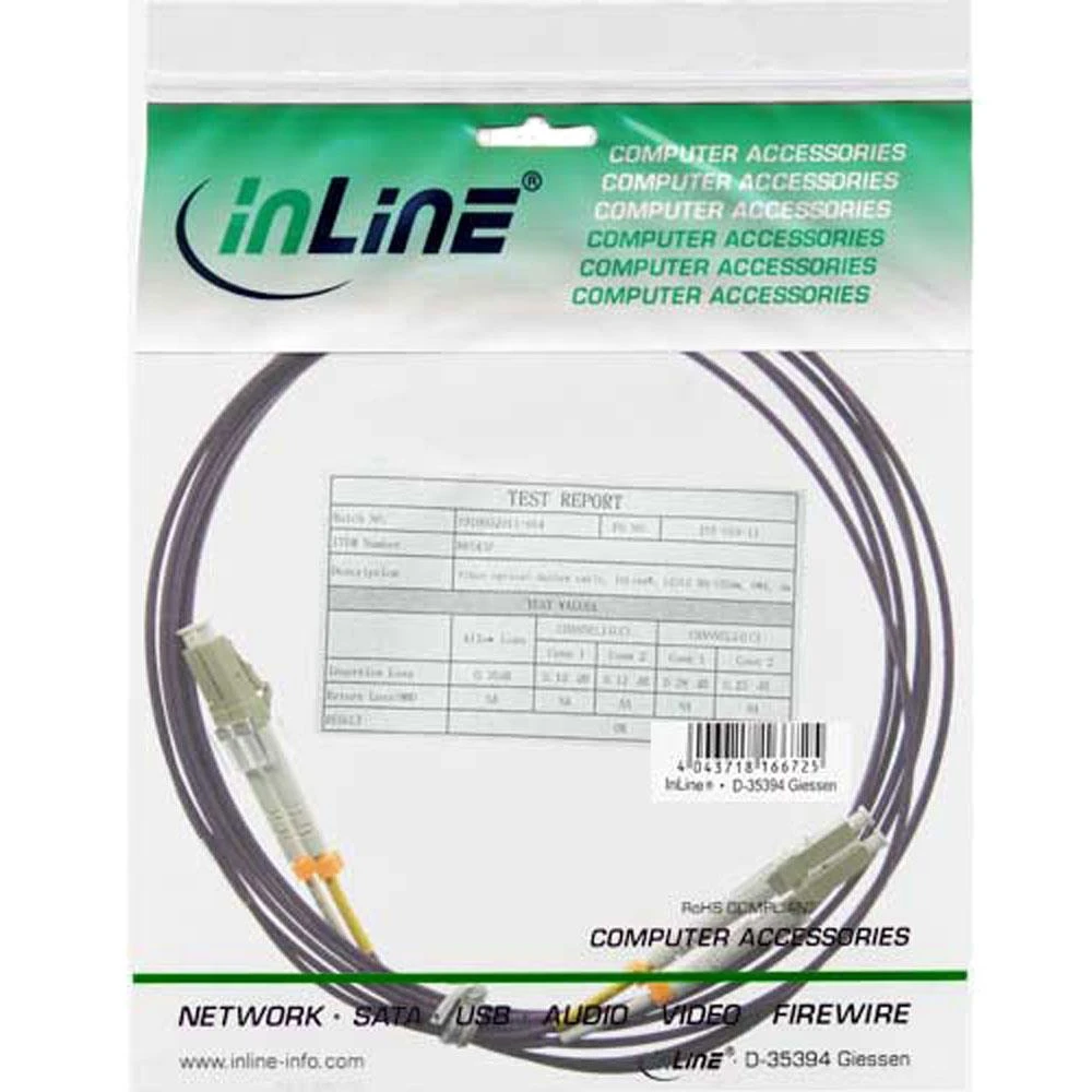 Inline Linijinis šviesolaidinis laidas LC/LC, 50/125 µm, OM4 20 m (88523P)