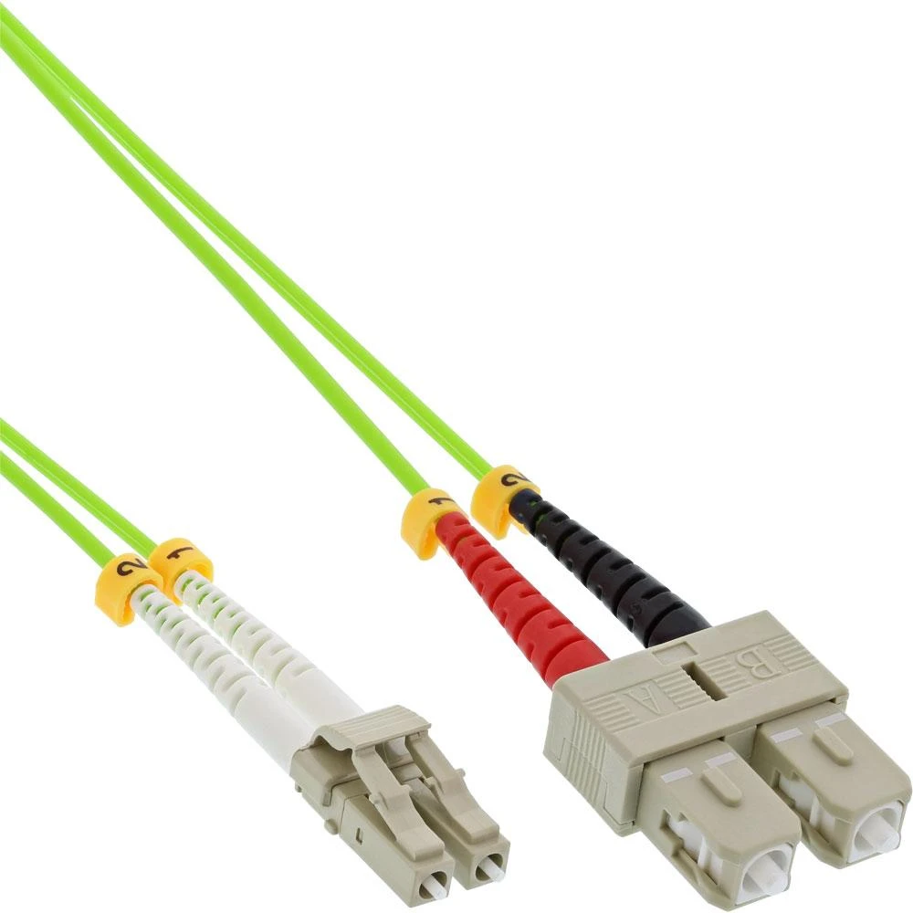 Inline Linijinis šviesolaidinis „Patchcord Duplex LC/SC“, 50/125 µm, OM5, 5 m (88645Q)
