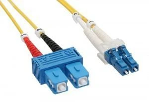 Inline Linijinis šviesolaidinis patchcord LC/SC, 9/125 µm, OS2, 20 m (88656B)