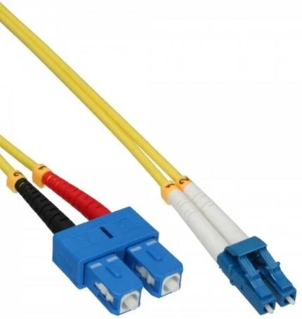 InLine Inline šviesolaidinis kabelis Duplex LC/SC 9/125µm, OS2, 25m