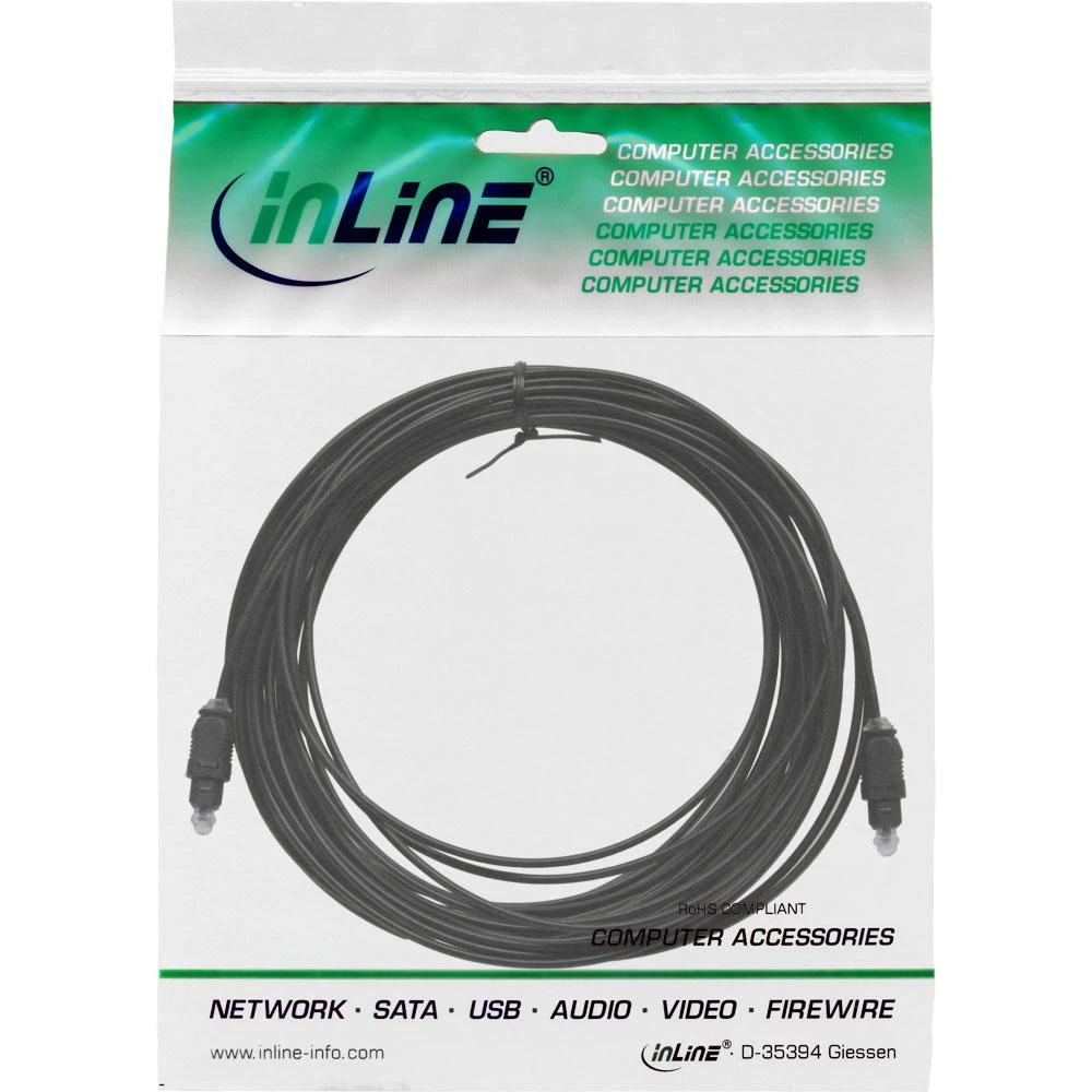 InLine Toslink optinis kabelis 5m pakuotėje