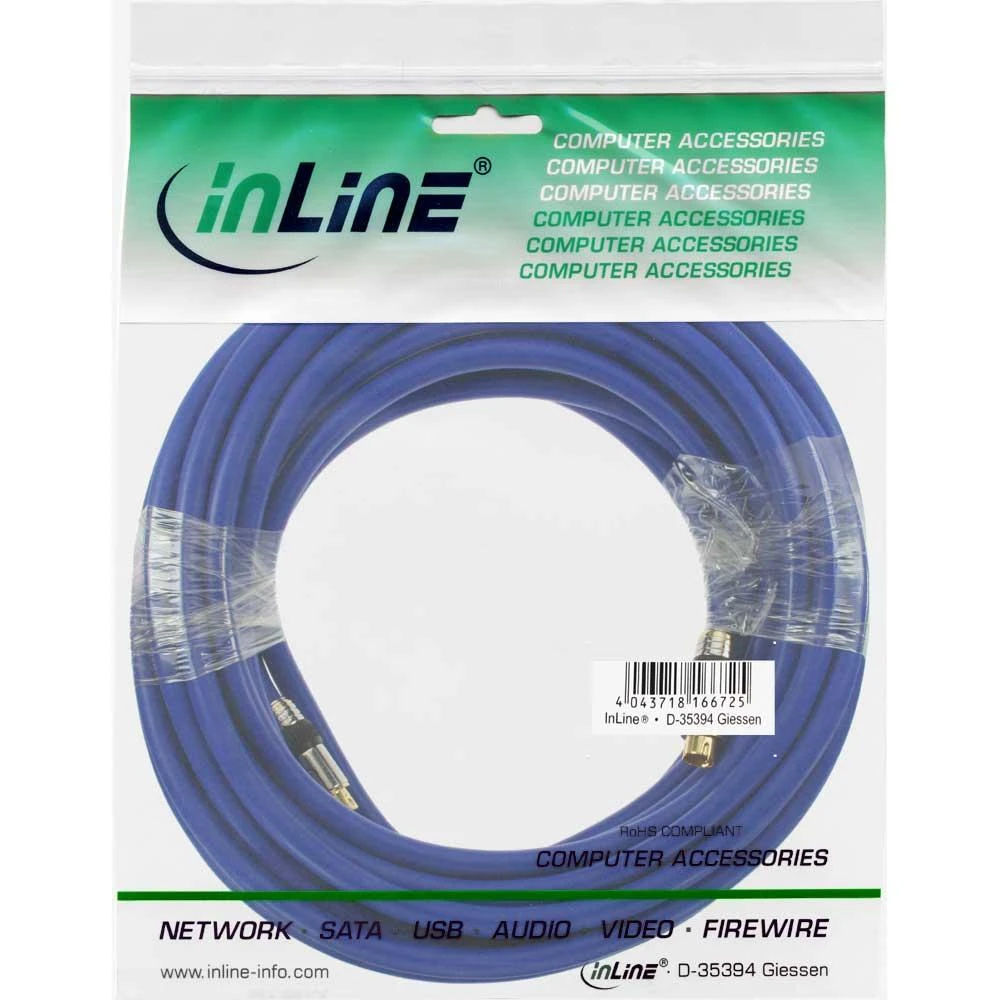Kabelis InLine S-Video - S-Video 10m mėlyna (89954P)