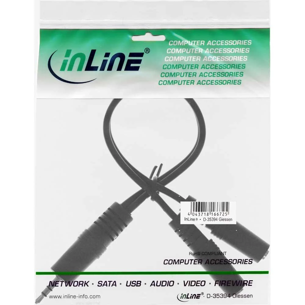 InLine 3,5 mm garso adapteris pakuotėje