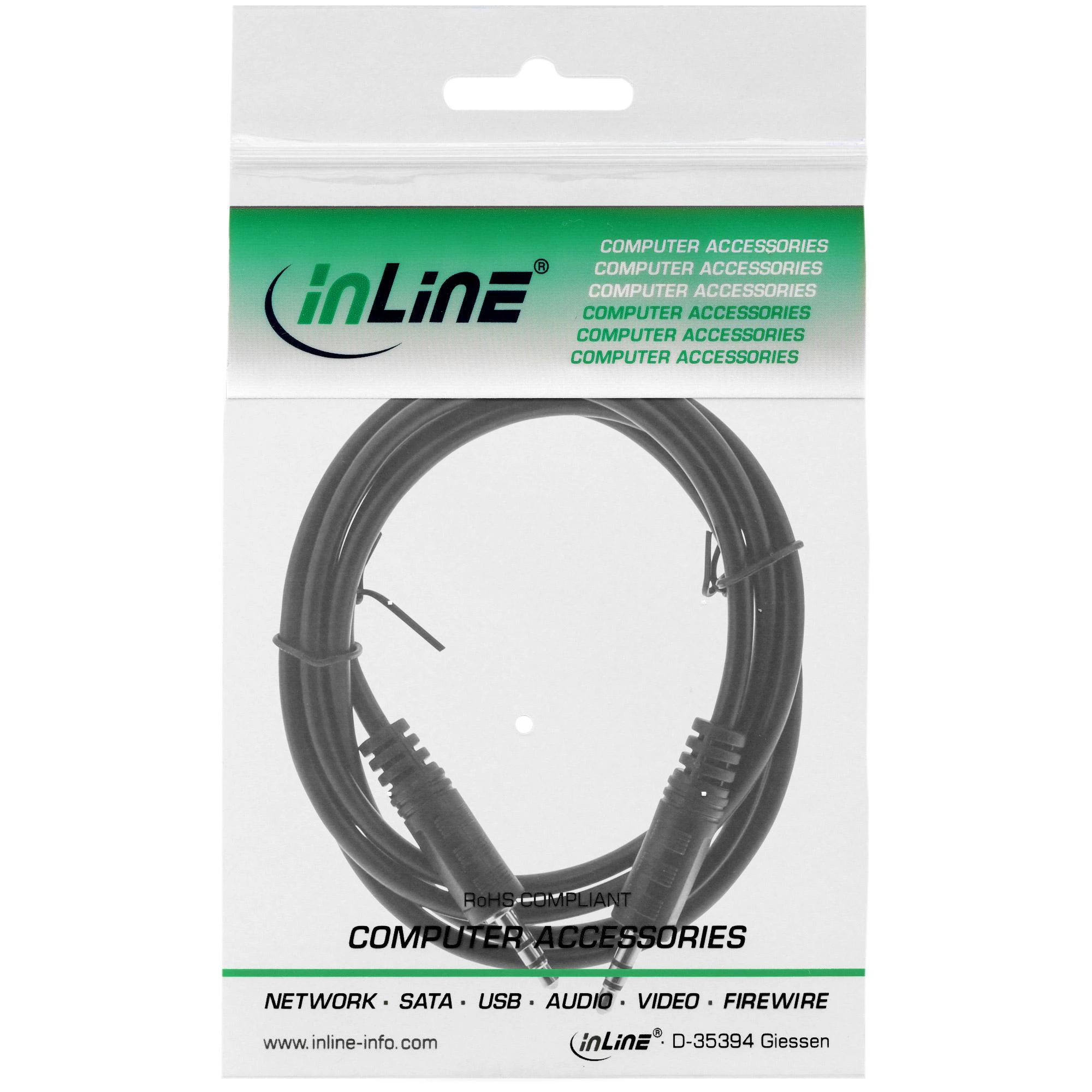 InLine 3,5 mm garso laidas pakuotėje