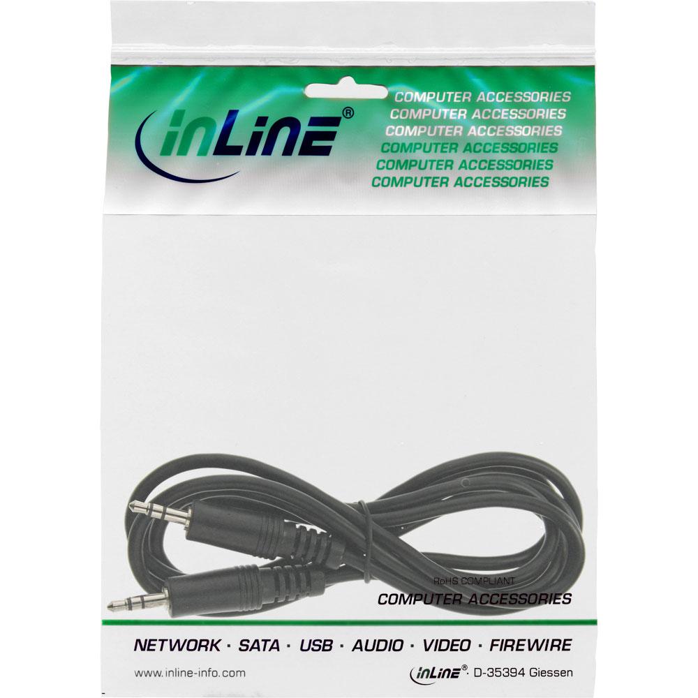 InLine jack kabelis, 3,5 mm M/M, stereofoninis - 2,5 m
