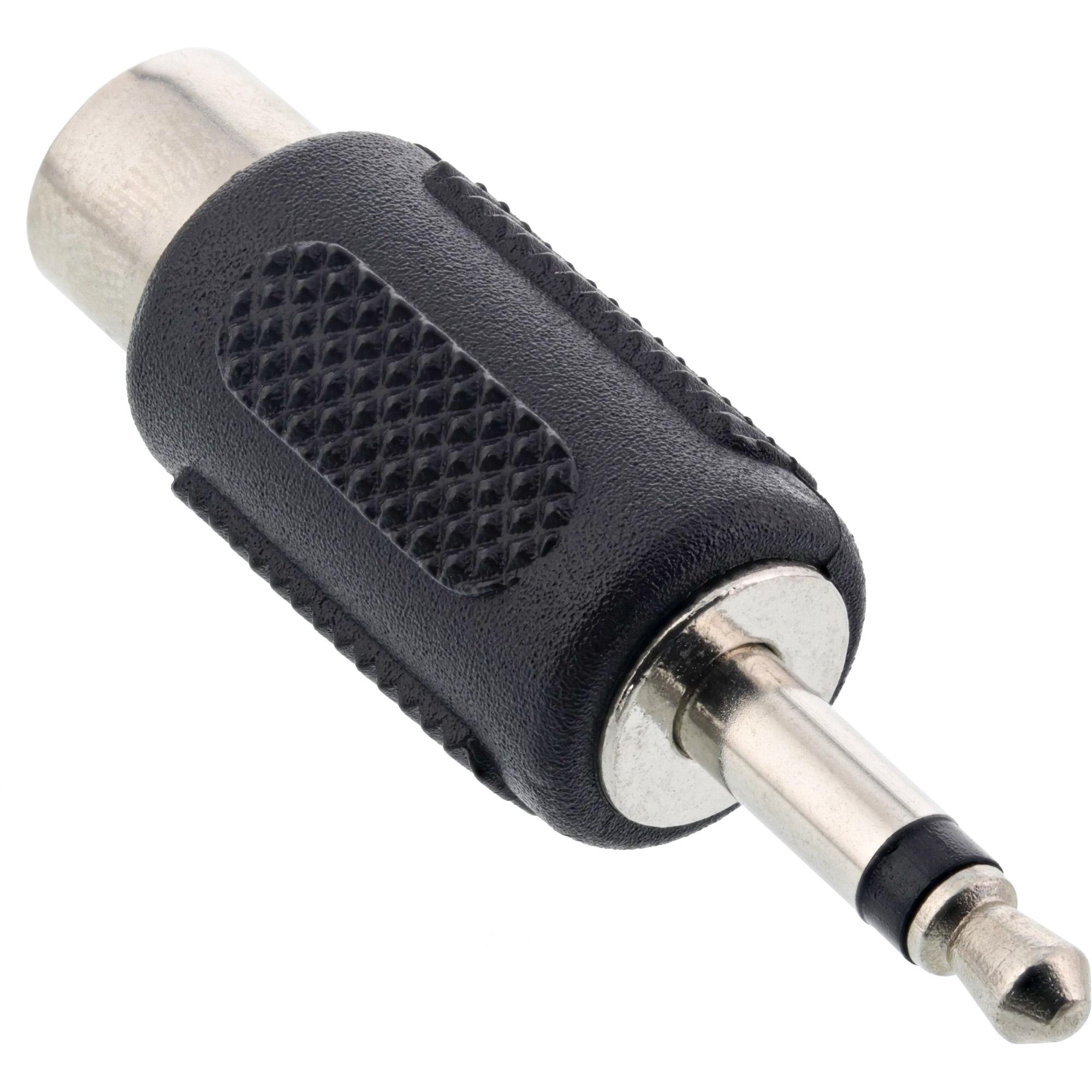 Adapteris AV InLine Jack 3.5mm - RCA (Cinch) juoda (99326)