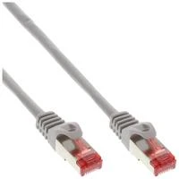 InLine 25vnt. pakuotė Bulk-Pack InLine® Komutacinis kabelis S/FTP PiMF Cat.6 250MHz PVC varinis pilkas 5m