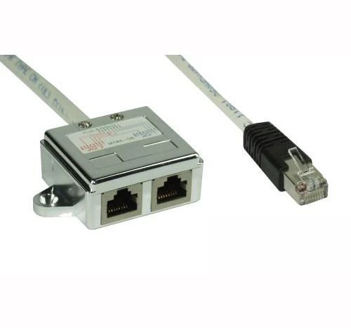 InLine T-Adapteris ISDN Cat.5e RJ45 vyriškas – 2x RJ45 moteriškas 15cm (69995I)