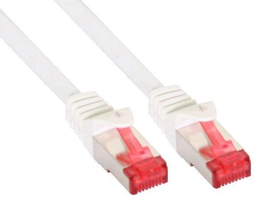 InLine Patchcord S/FTP, PiMF, Cat.6, 250MHz, be halogenų, balta 10m (76900W)