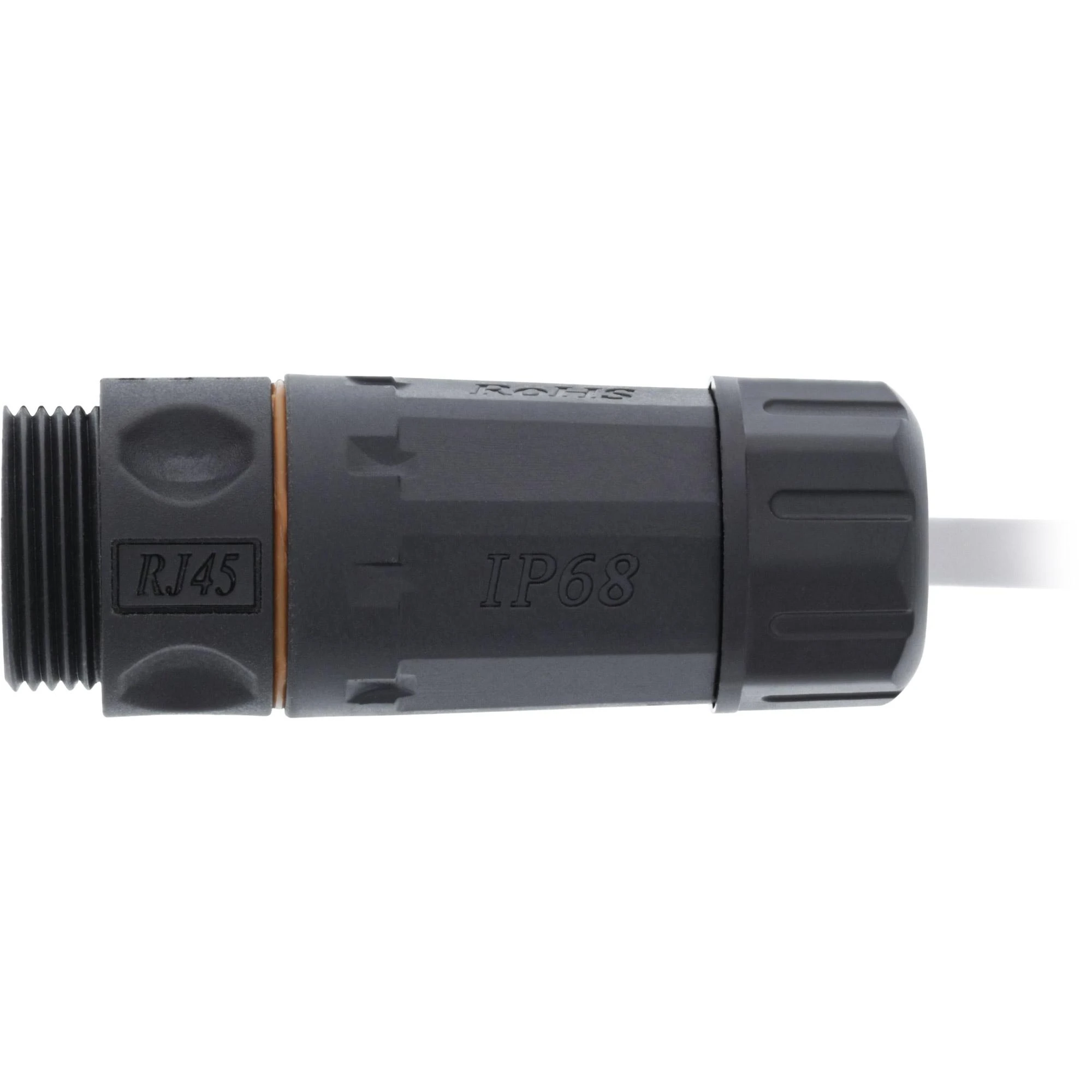 InLine® Cat.6A mova, atspari vandeniui IP68, 2x RJ45 F/F, 1:1