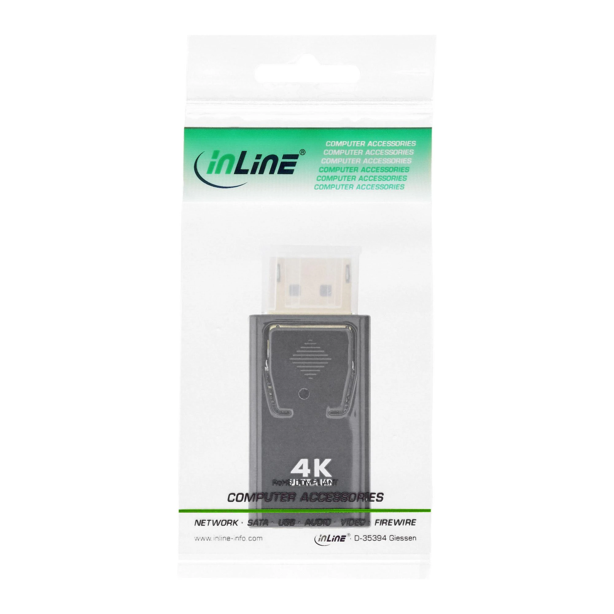 InLine HDMI adapteris 4K pakuotėje