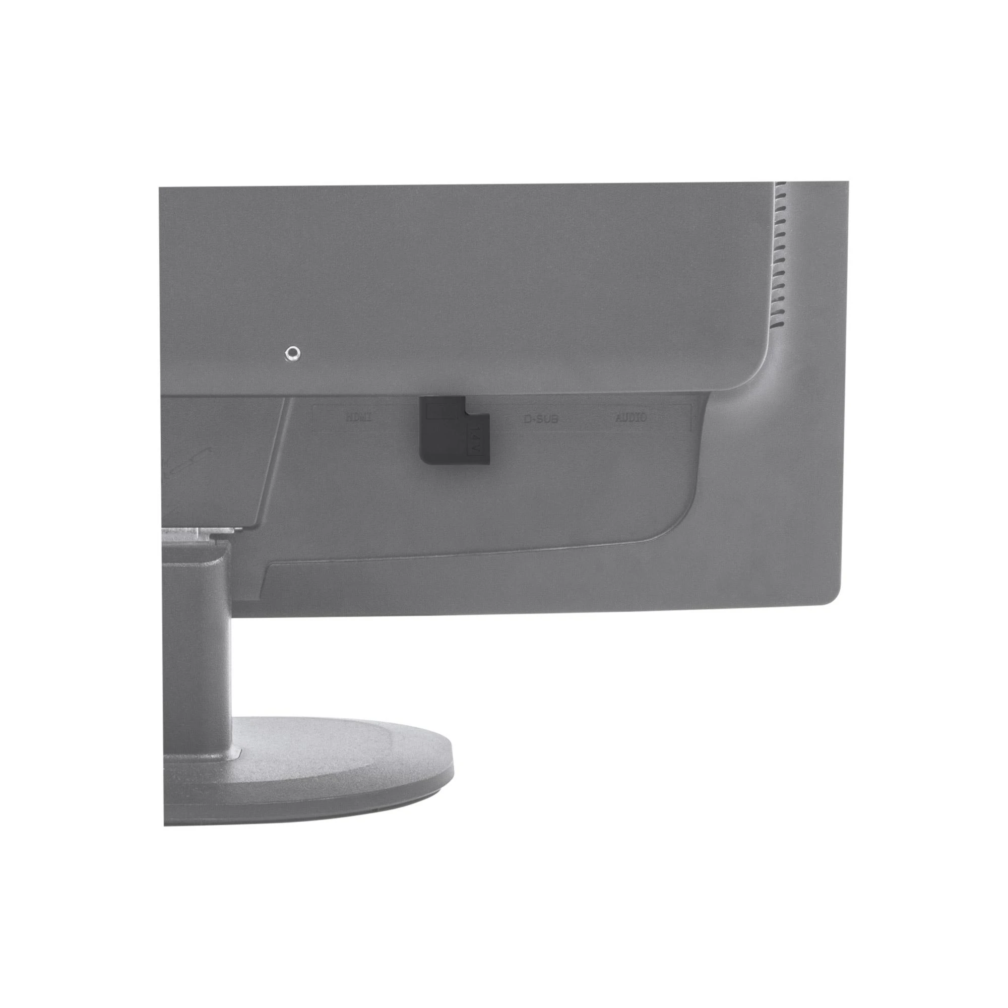 DisplayPort stačias kampas prijungtas prie monitoriaus