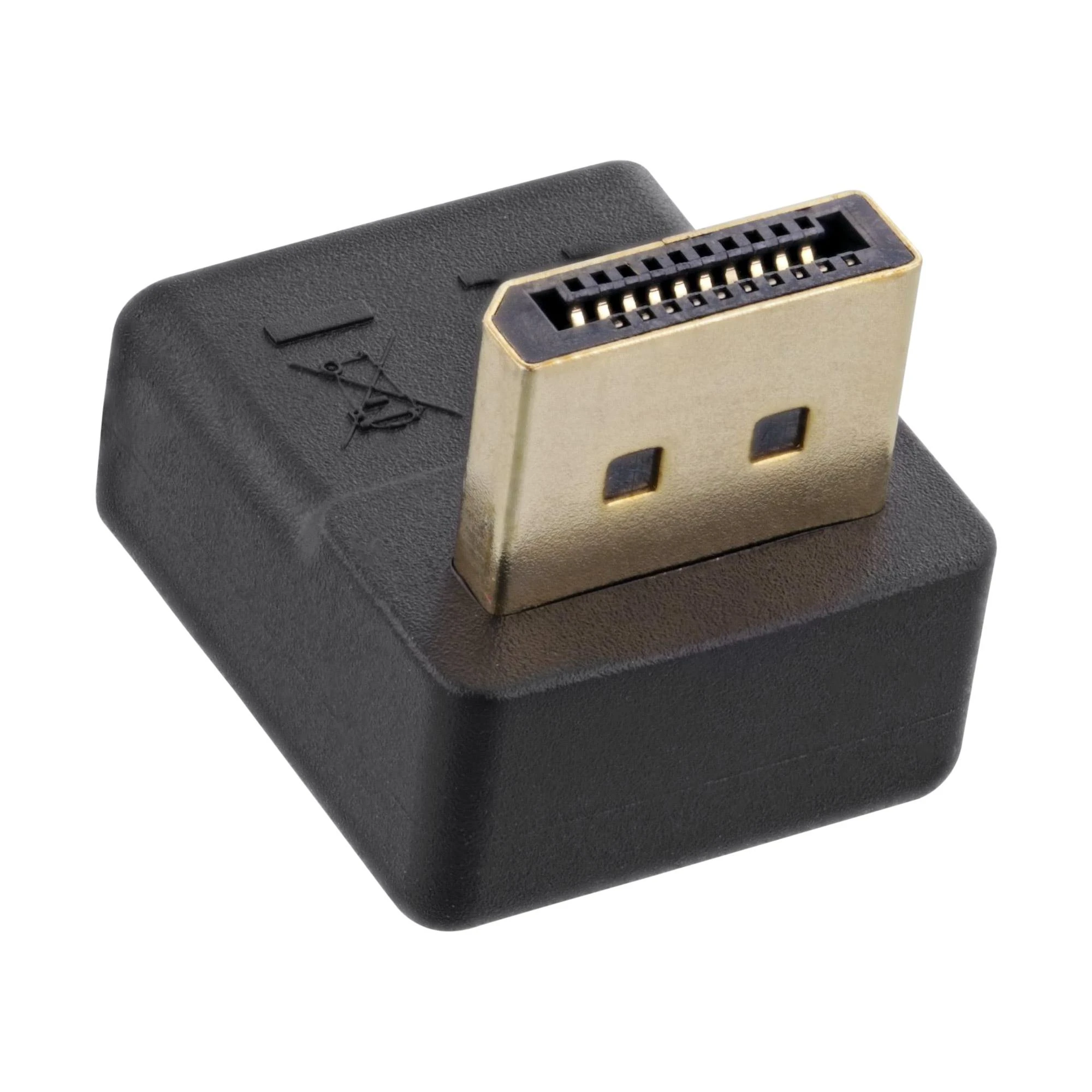 DisplayPort 90 laipsnių kampinis adapteris