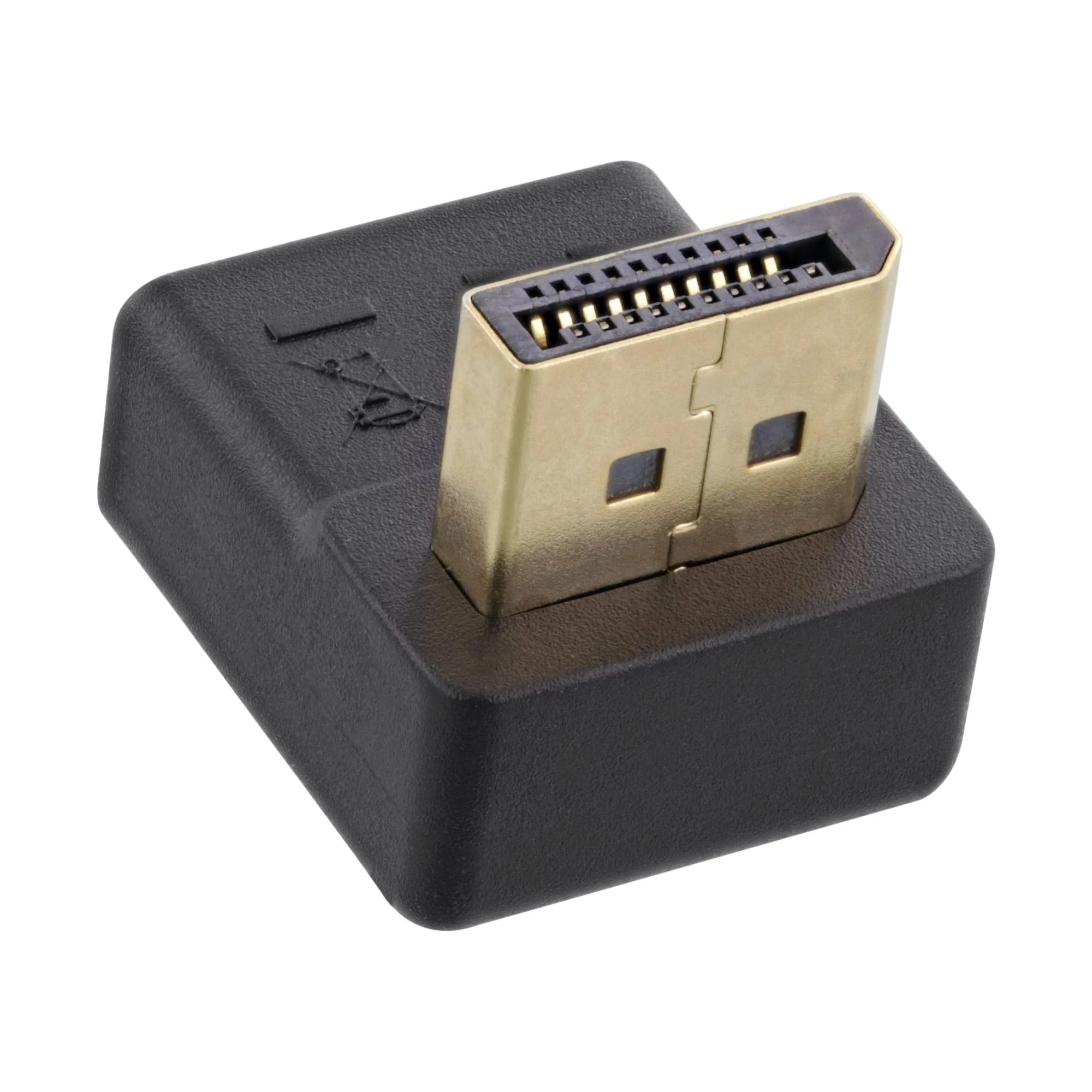 DisplayPort 90 laipsnių kampinis adapteris