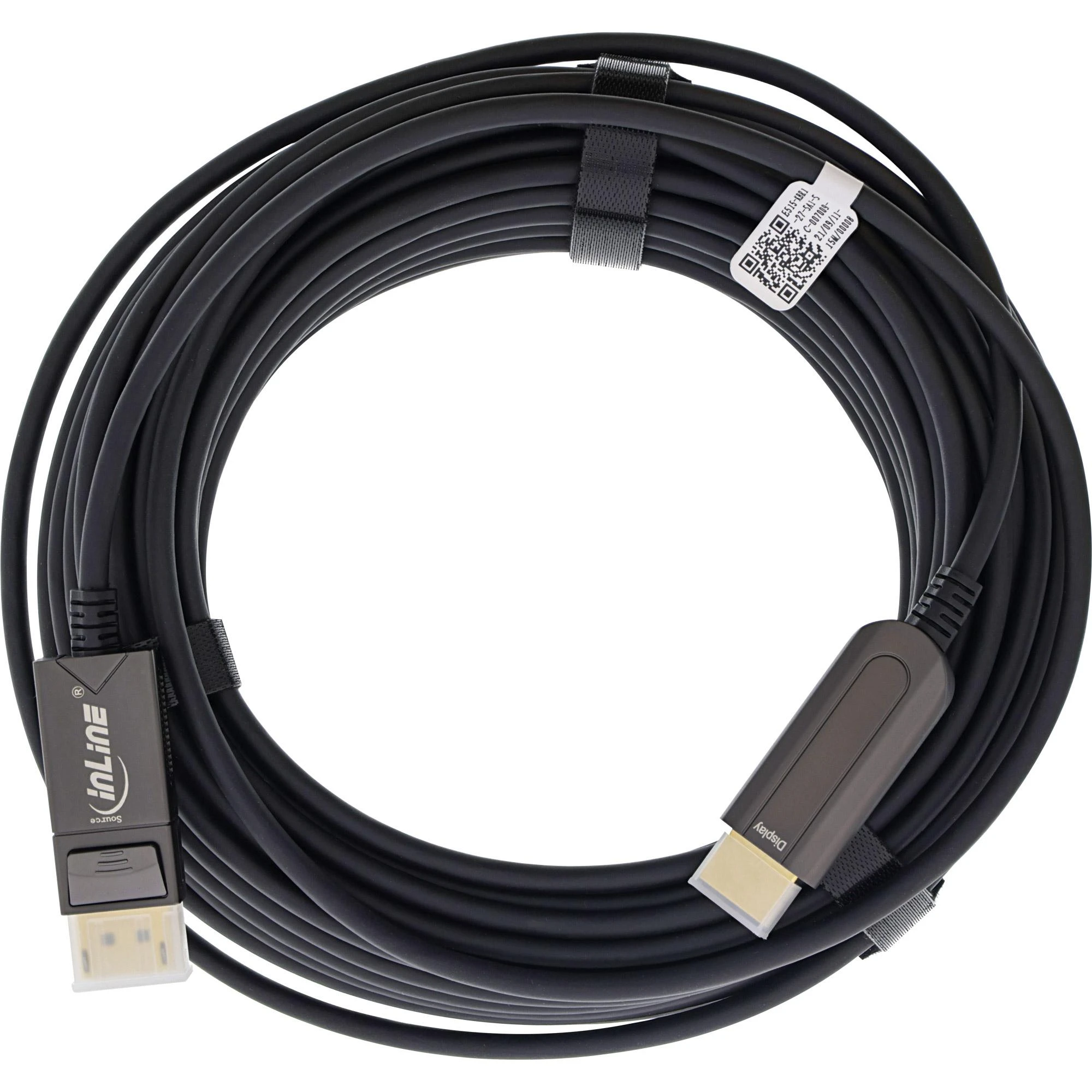 Ilgas DisplayPort į HDMI laidas su jungtimis