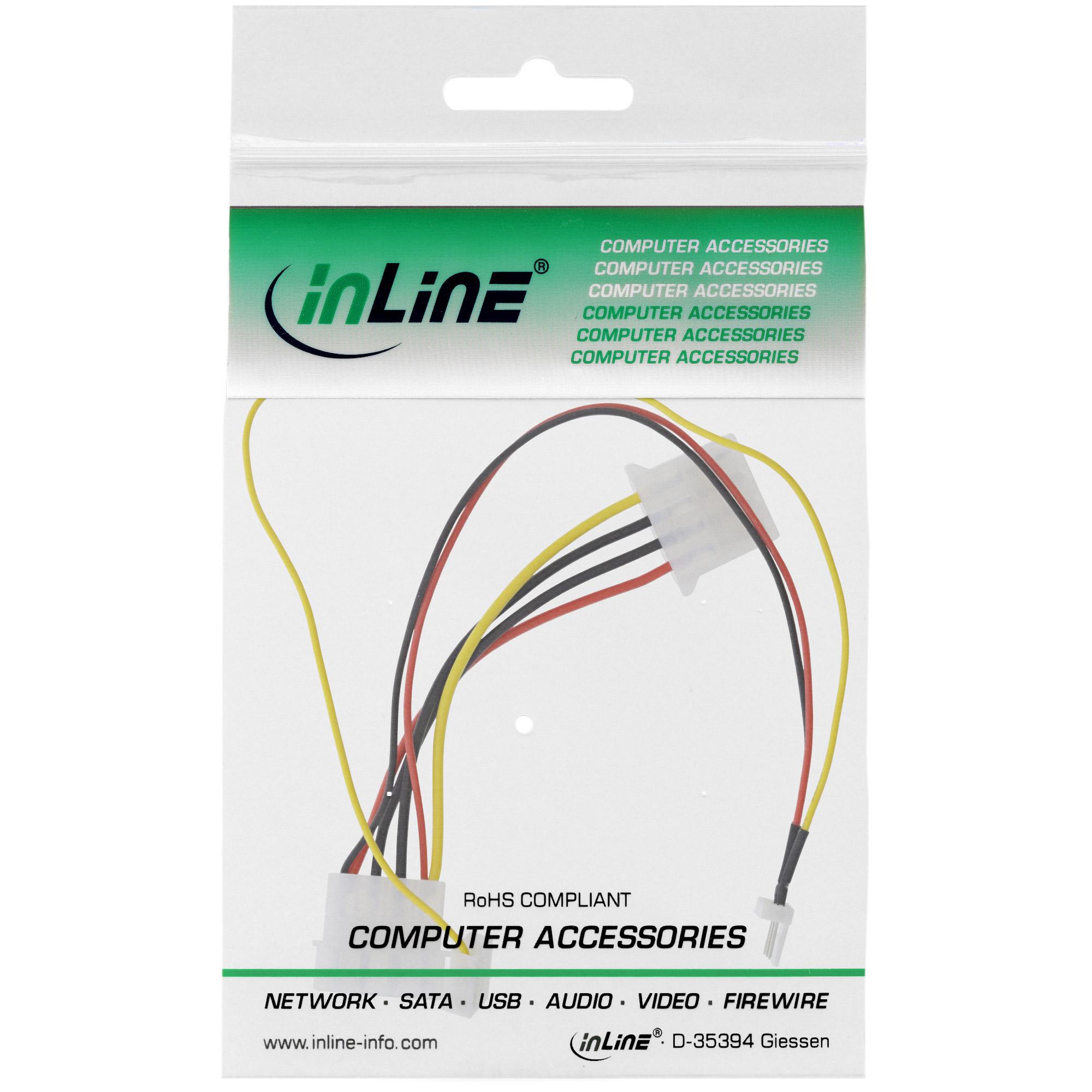 Inline Intos Molex - 3-pin, Wielokolorowy (33007T)