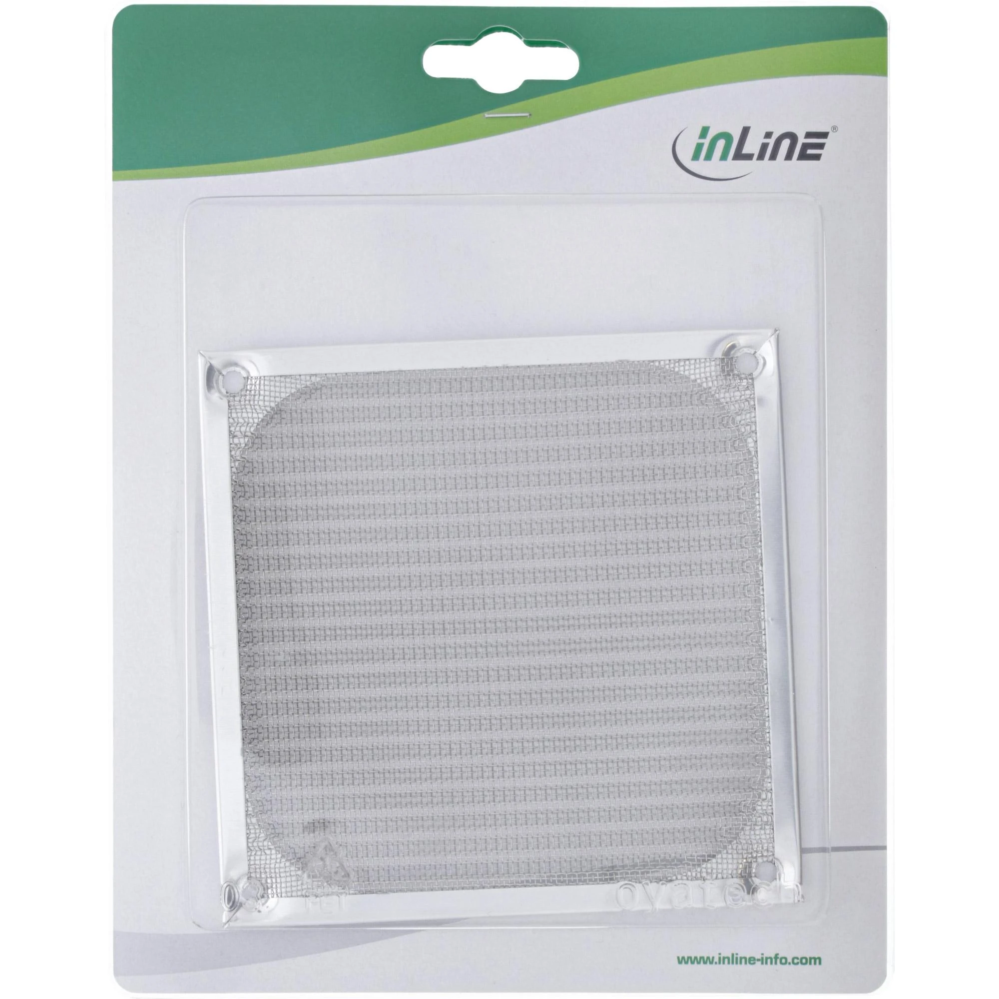 InLine Dust filtras 140mm ventiliatoriui Sidabrinė (33372A)