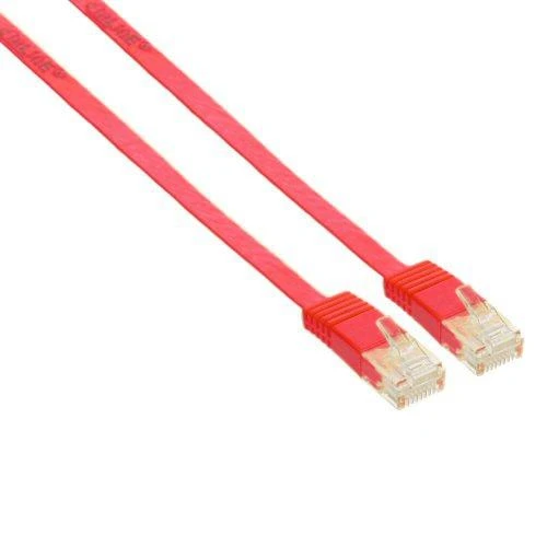 InLine 10m – U/UTP tinklo kabelis – 1000 Mbit – Cat.6 – RJ45 – raudonas (71600R)