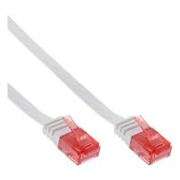 InLine 71602W pataisomasis kabelis RJ45 kištukas iki RJ45 kištukas Kat. 6 plokščias U/UTP 2m baltas