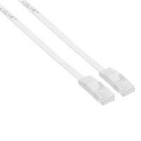 InLine 71602W pataisomasis kabelis RJ45 kištukas iki RJ45 kištukas Kat. 6 plokščias U/UTP 2m baltas