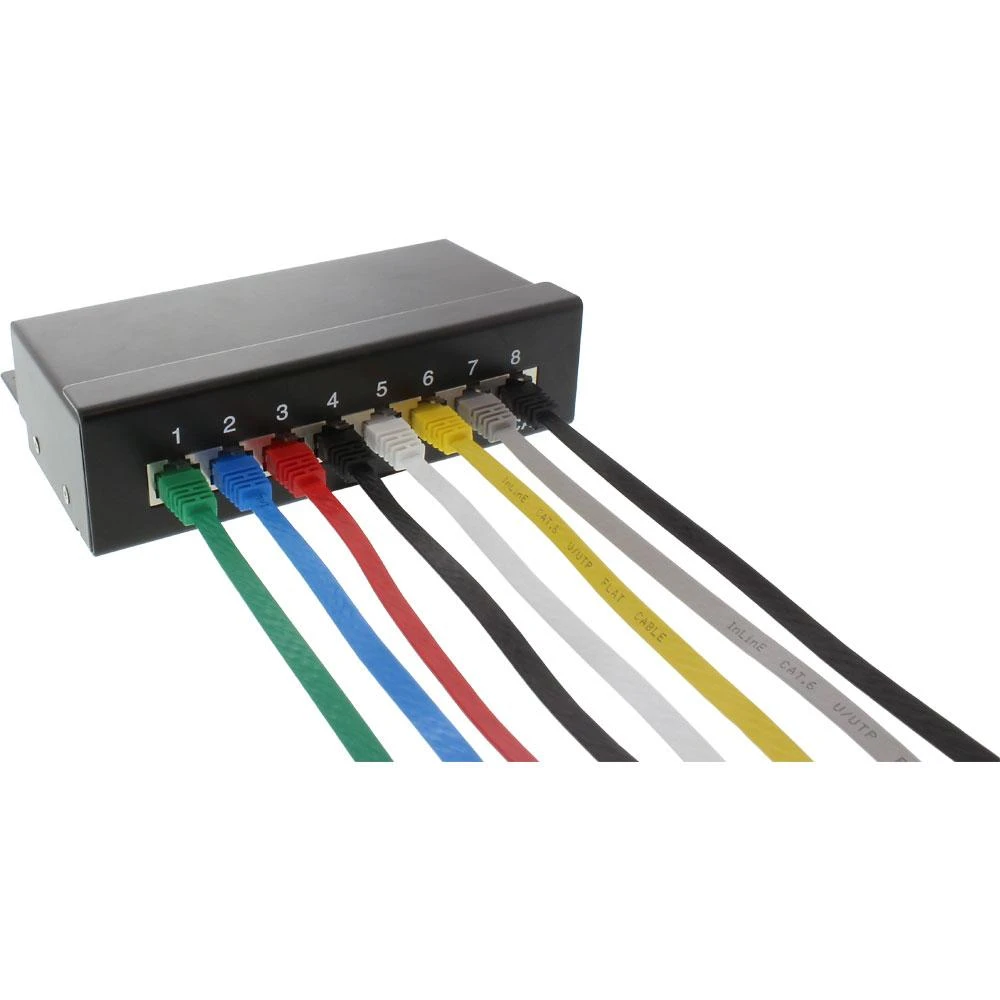 InLine 5m – U/UTP tinklo kabelis – 1000 Mbit – Cat.6 – RJ45 – Raudonas (71605R)