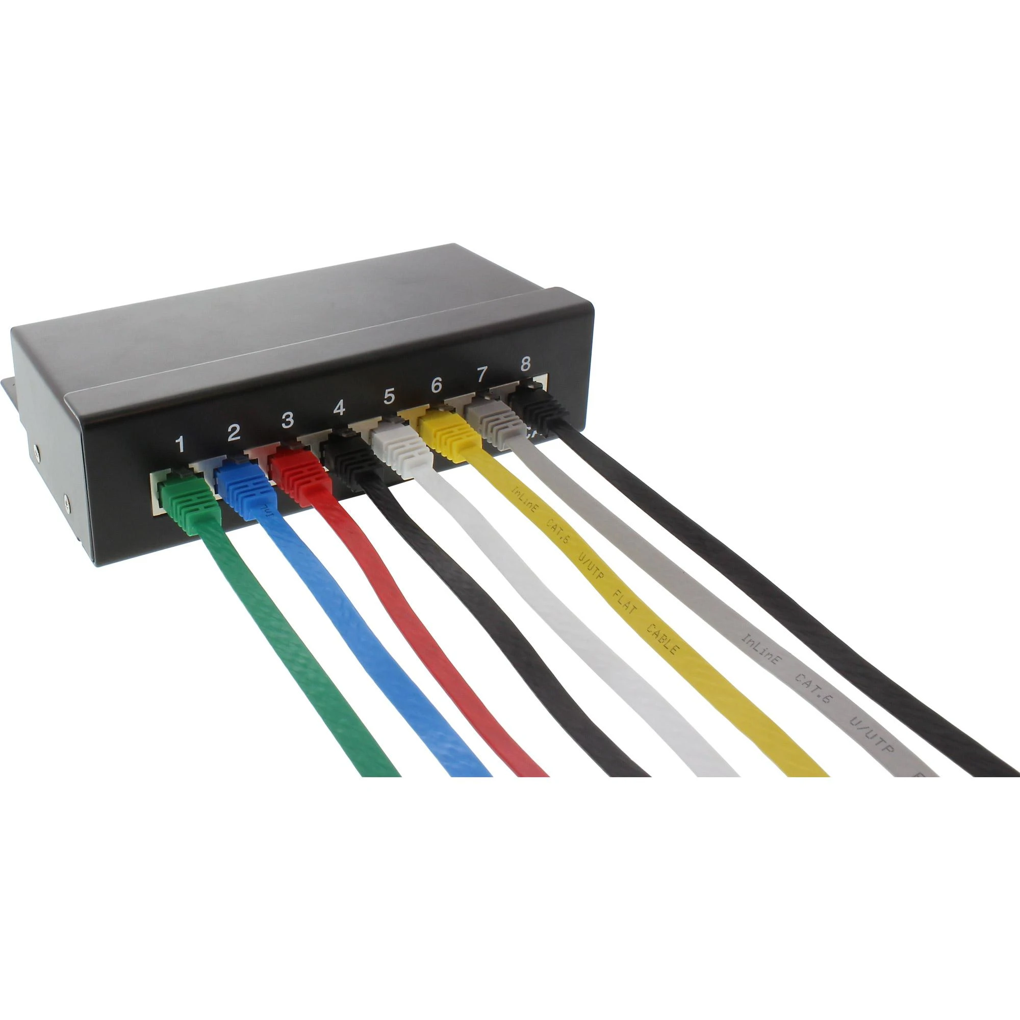 InLine Ultraslim Patchcable U/UTP, Cat.6, mėlyna, 7m (71607B)