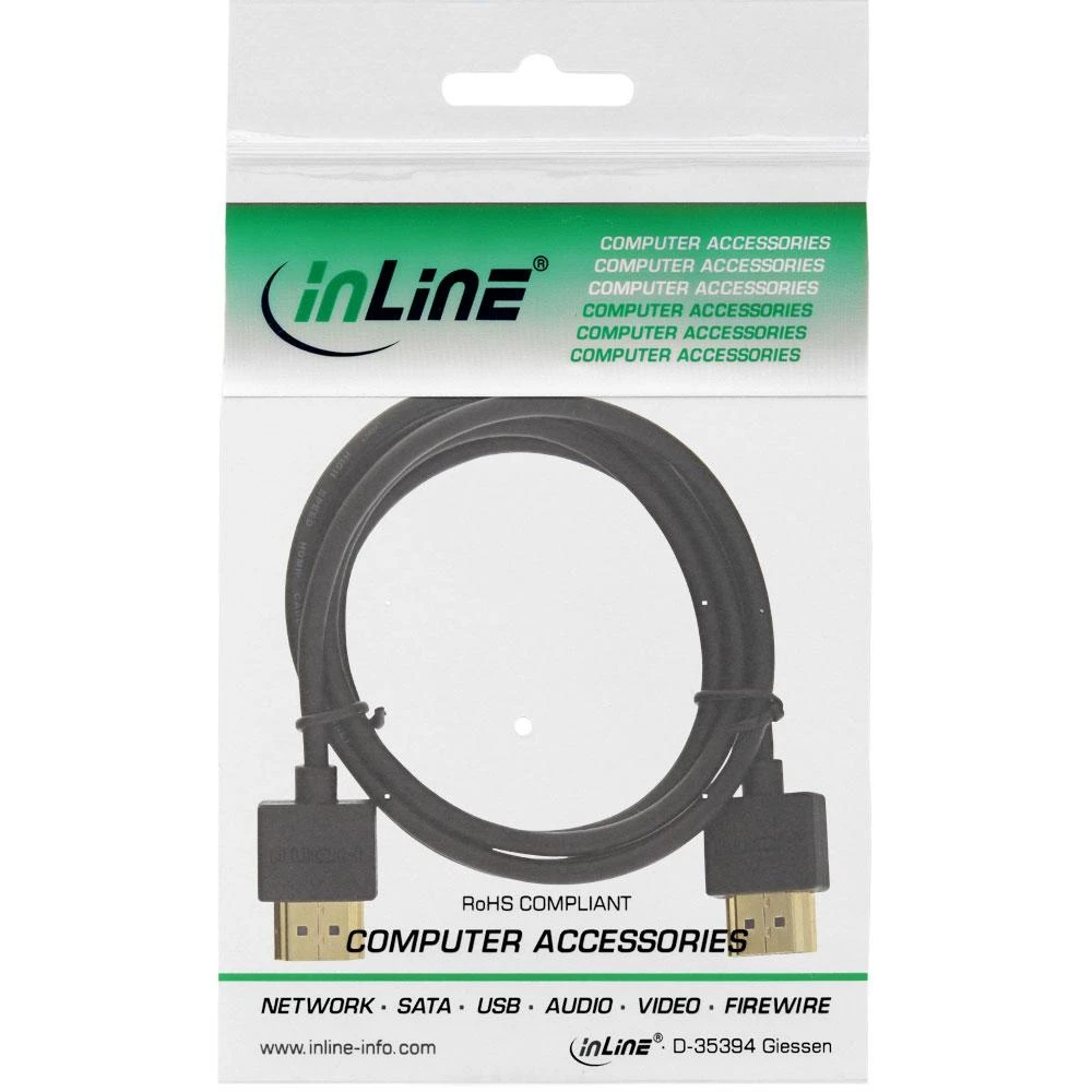 InLine HDMI laidas 1 m pakuotėje