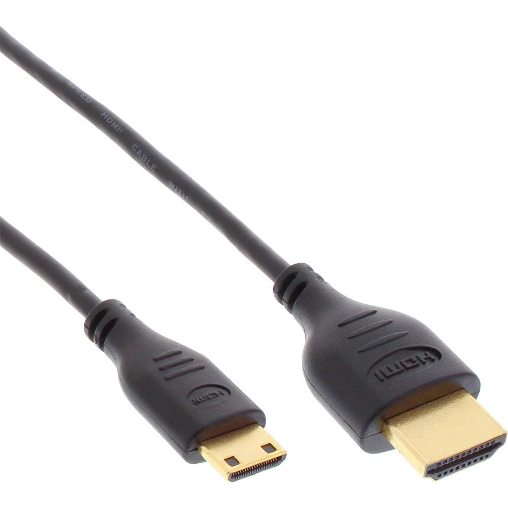 InLine HDMI į Mini HDMI laidas su auksinėmis jungtimis