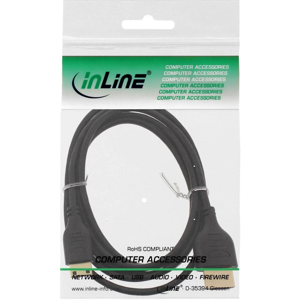 HDMI į mini HDMI kabelis 1.5m pakuotėje