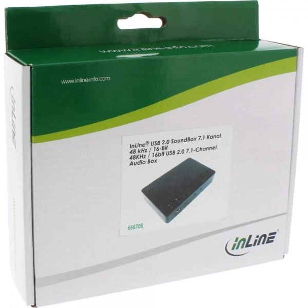 InLine SoundBox 7.1 originali gaminio pakuotė