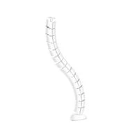 Organizatorius InLine® Kabelio kanalas lankstus, vertikalus stalams, 2 kamerų, 0,80m, baltas