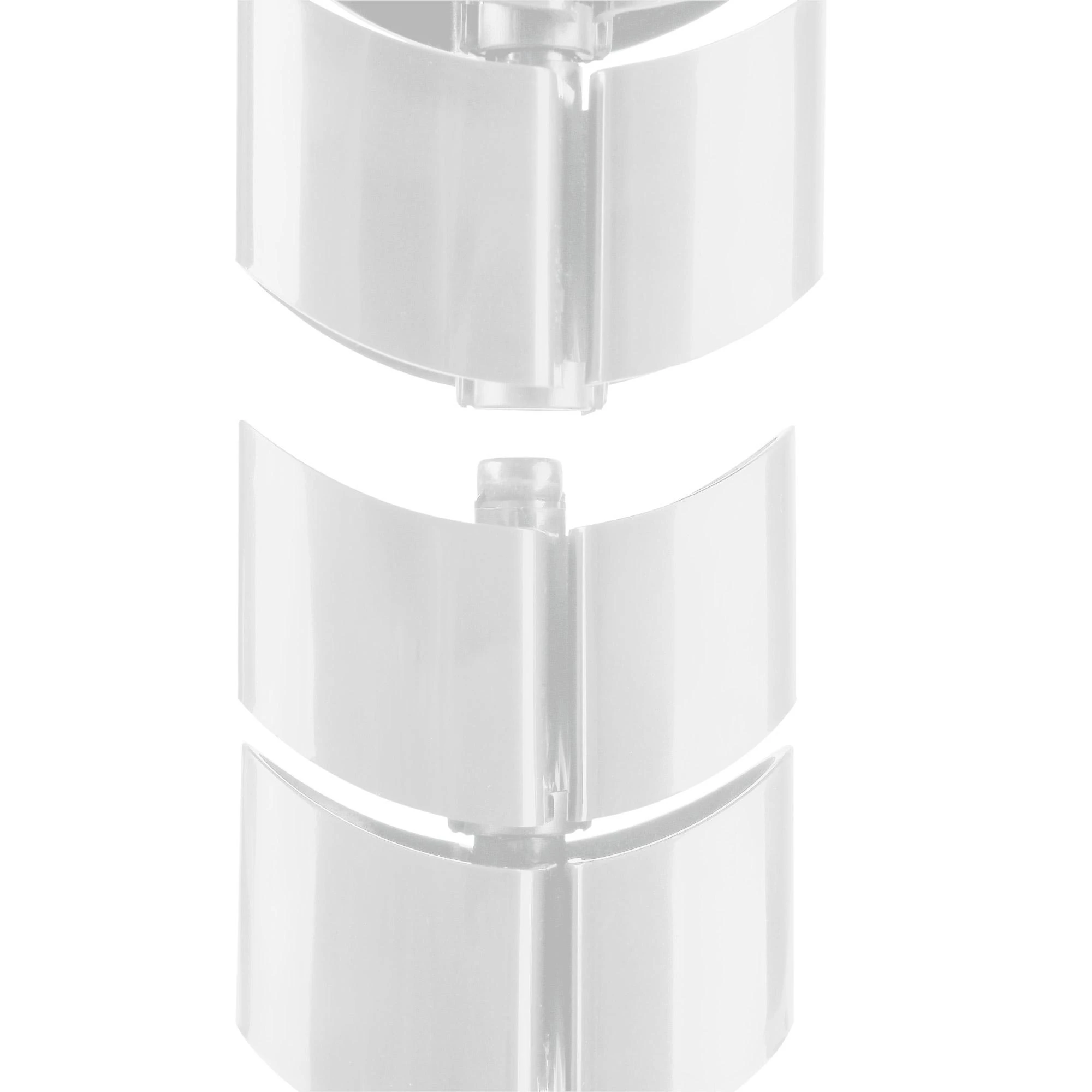 Organizatorius InLine® Kabelio kanalas lankstus, vertikalus stalams, 2 kamerų, 0,80m, baltas
