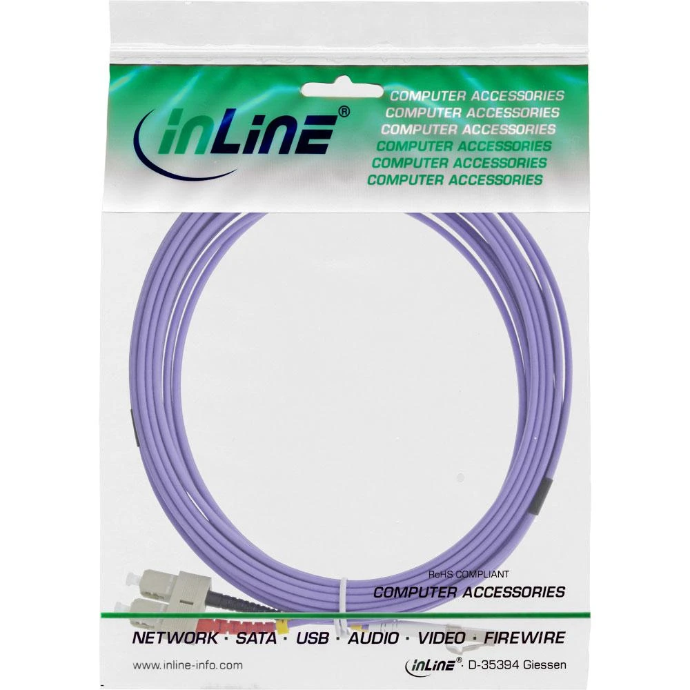 InLine optinio pluošto dvipusis LC/SC 50/125 µm OM4 7,5 m (88647P)