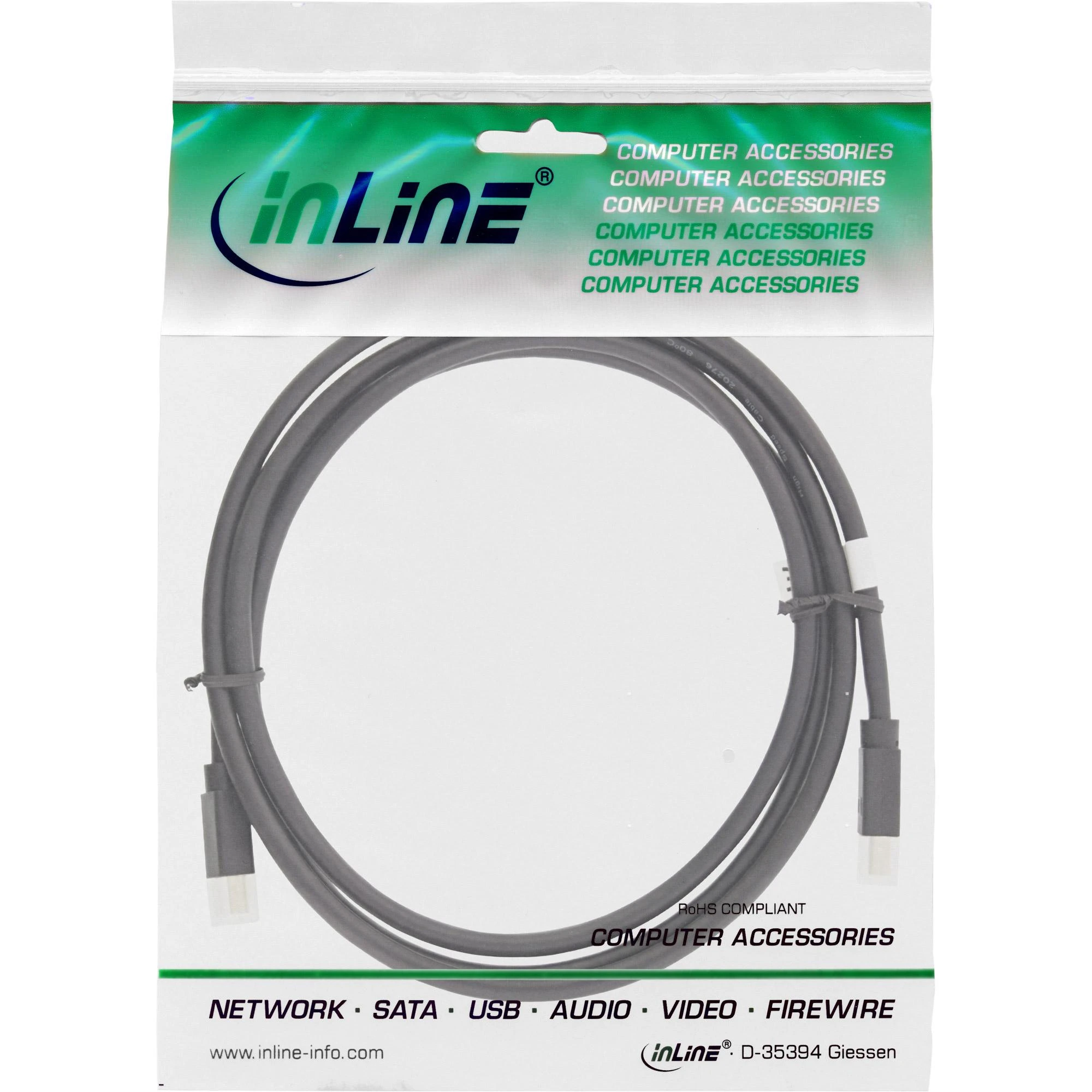 Mini DisplayPort 1.4 laidas pakuotėje