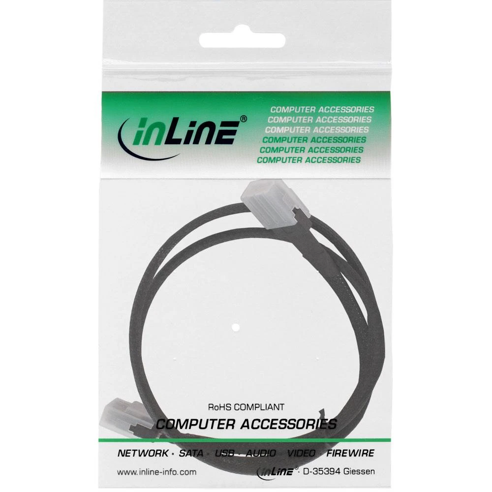 InLine SFF 8087 - SFF 8087, 1m, Juodas (27624A)