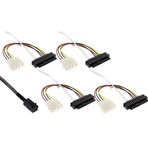 InLine SFF 8482 – SFF-8643, 1 m, daugiaspalvis (27633B)