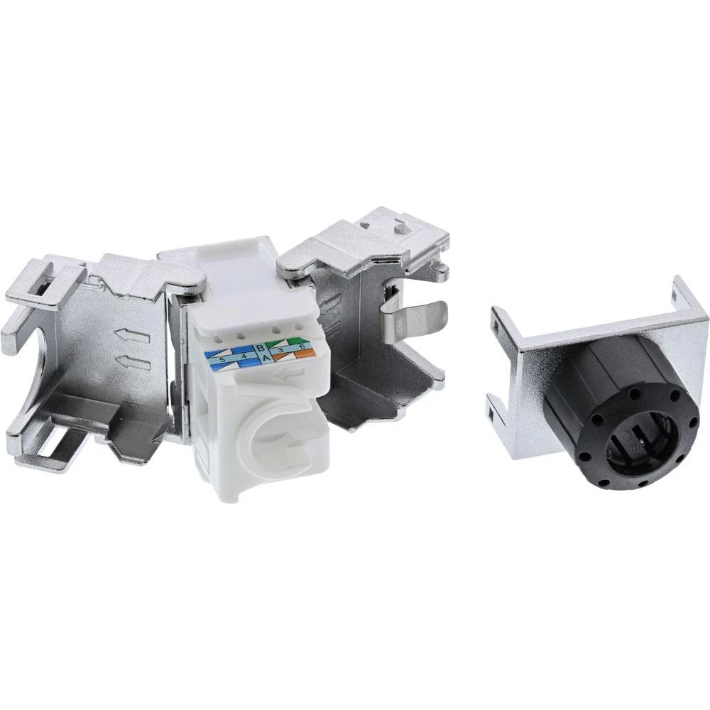 InLine Modulis Premium RJ45 Keystone Jack 6a, su su apsauga nuo dulkių